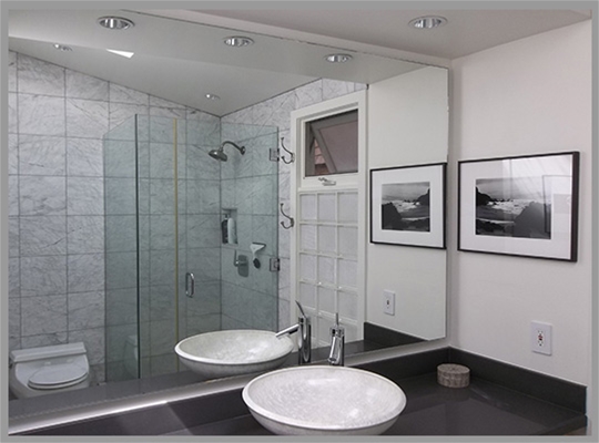 Frameless Mirrors - Oval - Round - Square - Rectangle - Any Size 