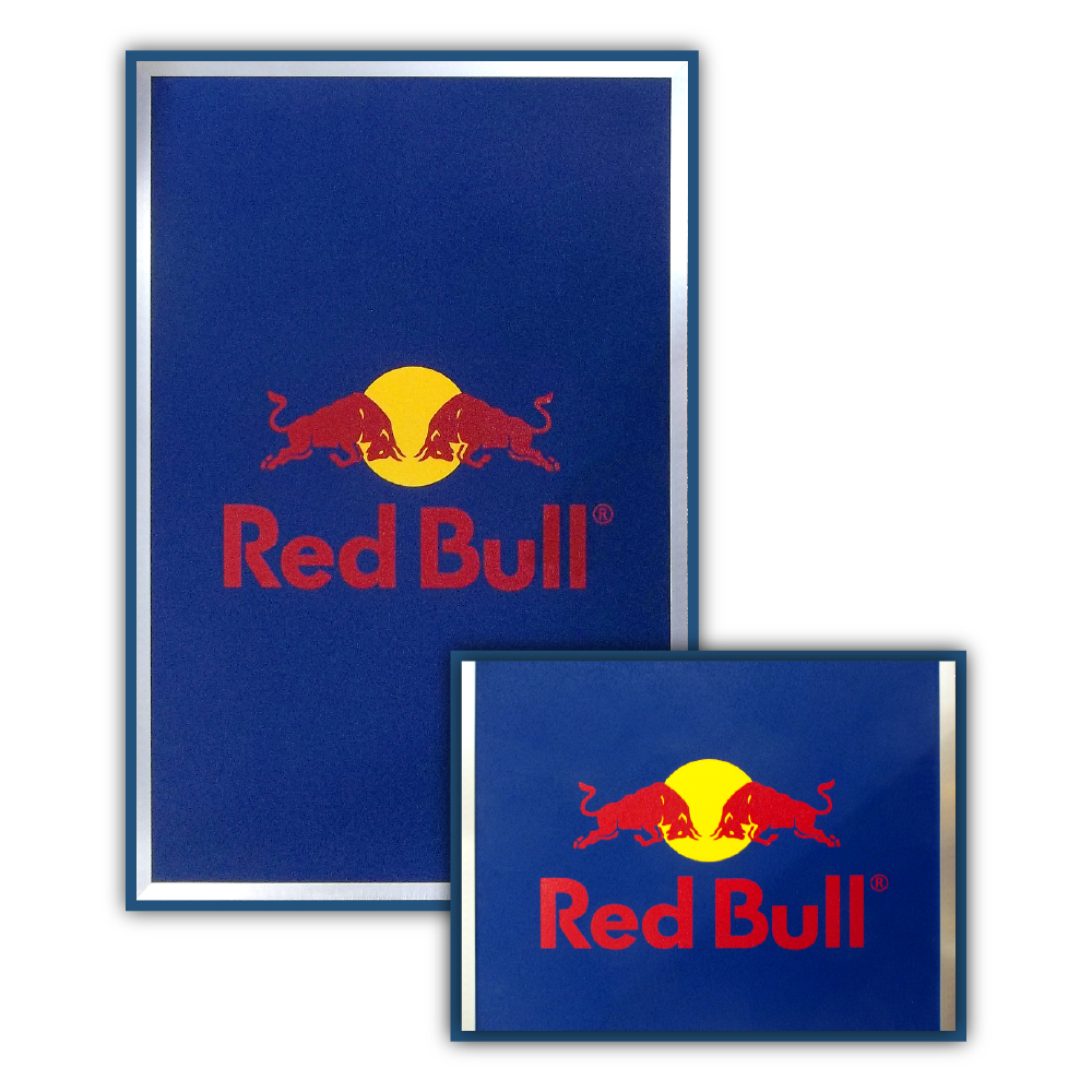 Custom printed cork boards with you company logo or school mascot 