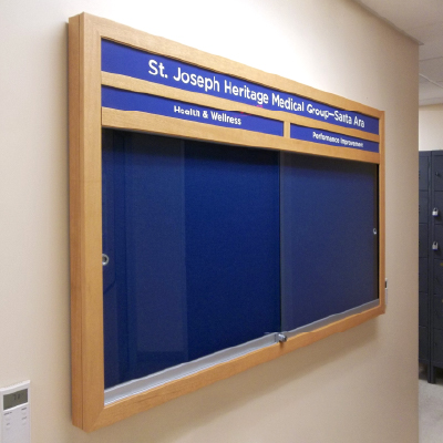 Custom Enclosed Sliding Door Wallboard