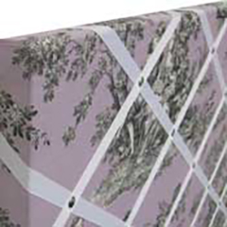 Frameless Memory Board With Ribbon - Customers Fabric 