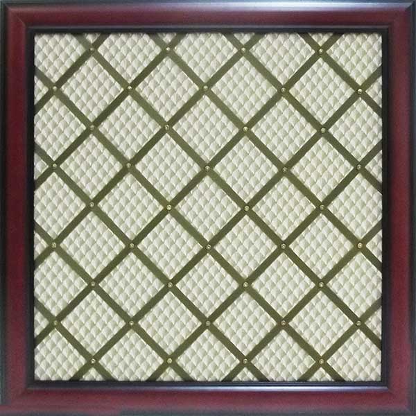 Framed French Bulletin Customers Fabric