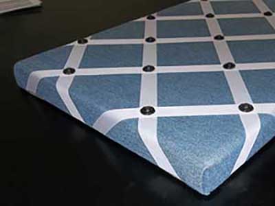 French Memory Board Using The Fabric From Our Customer