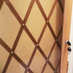 Enclosed French Bulletin Board