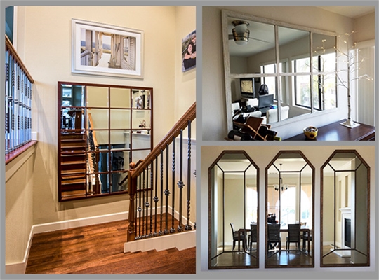 Custom Window Pane Mirrors