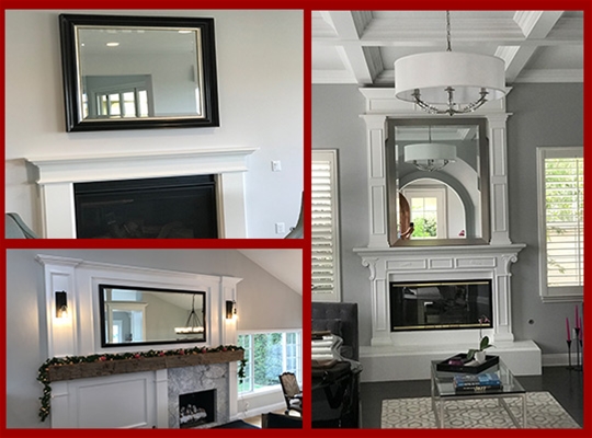 Custom Fireplace Mirrors 