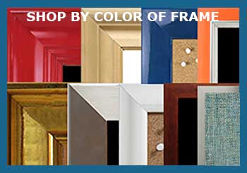 Shop by color of the frame for chalkboards, cork boards, white boards, combination boards, fabric wrapped cork boards