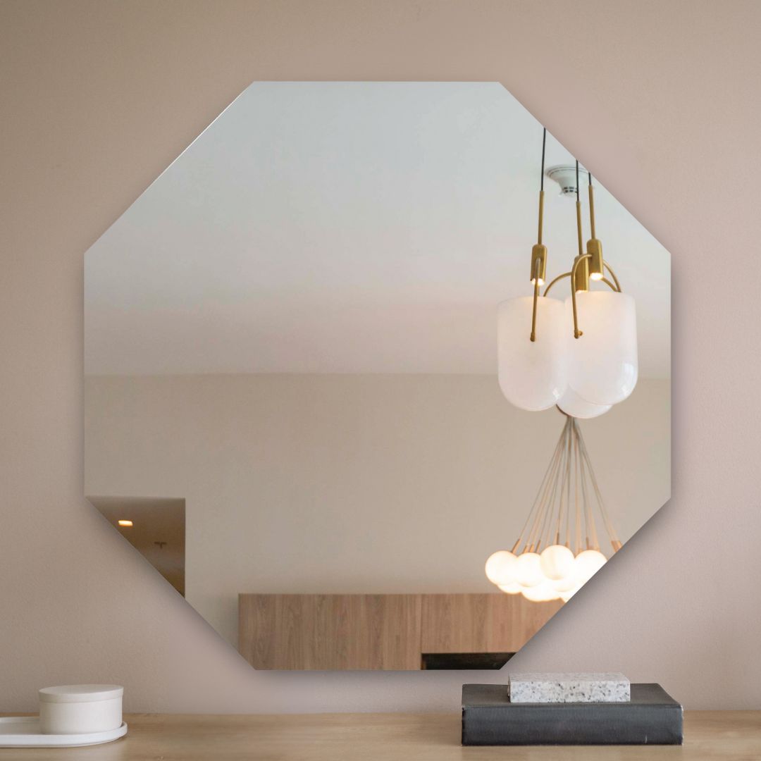Custom Oval Flat Polish Frameless Wall Mirrors